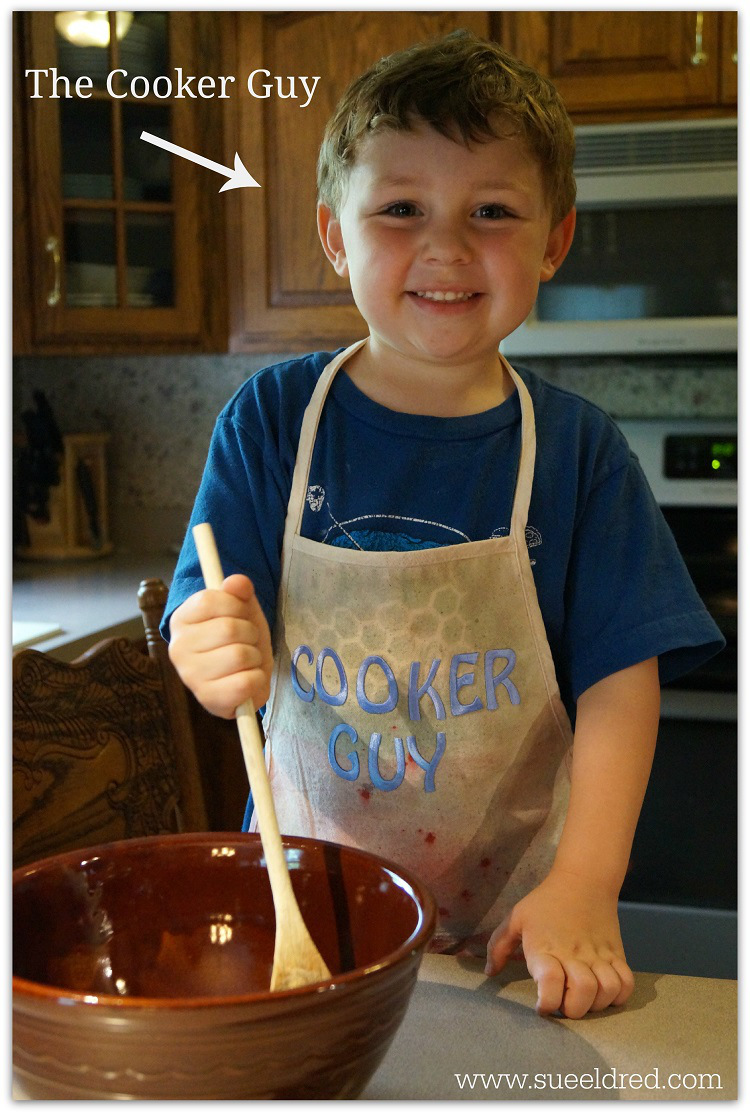personalized apron joy iron-on letters