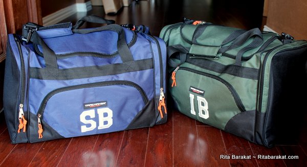 monogrammed duffel bags