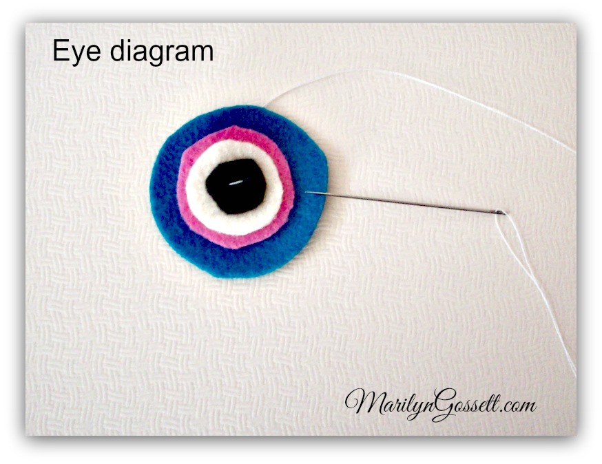 felt toy eyes