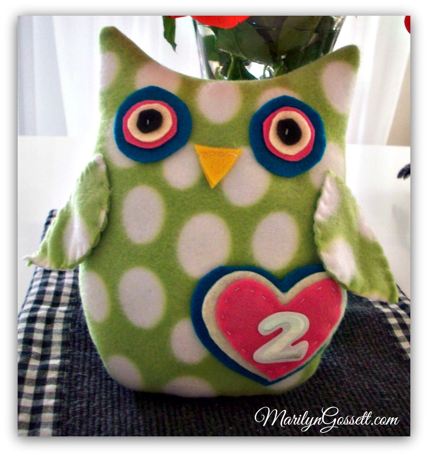 soft plush owl baby toy