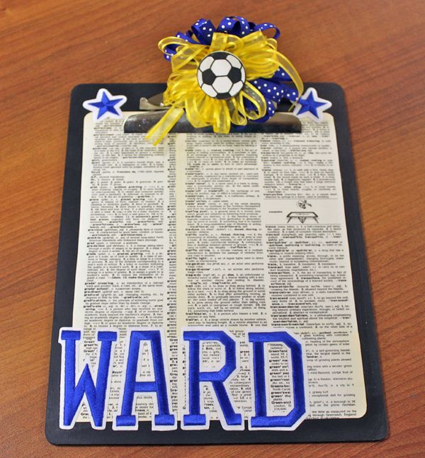 altered clipboard for coach