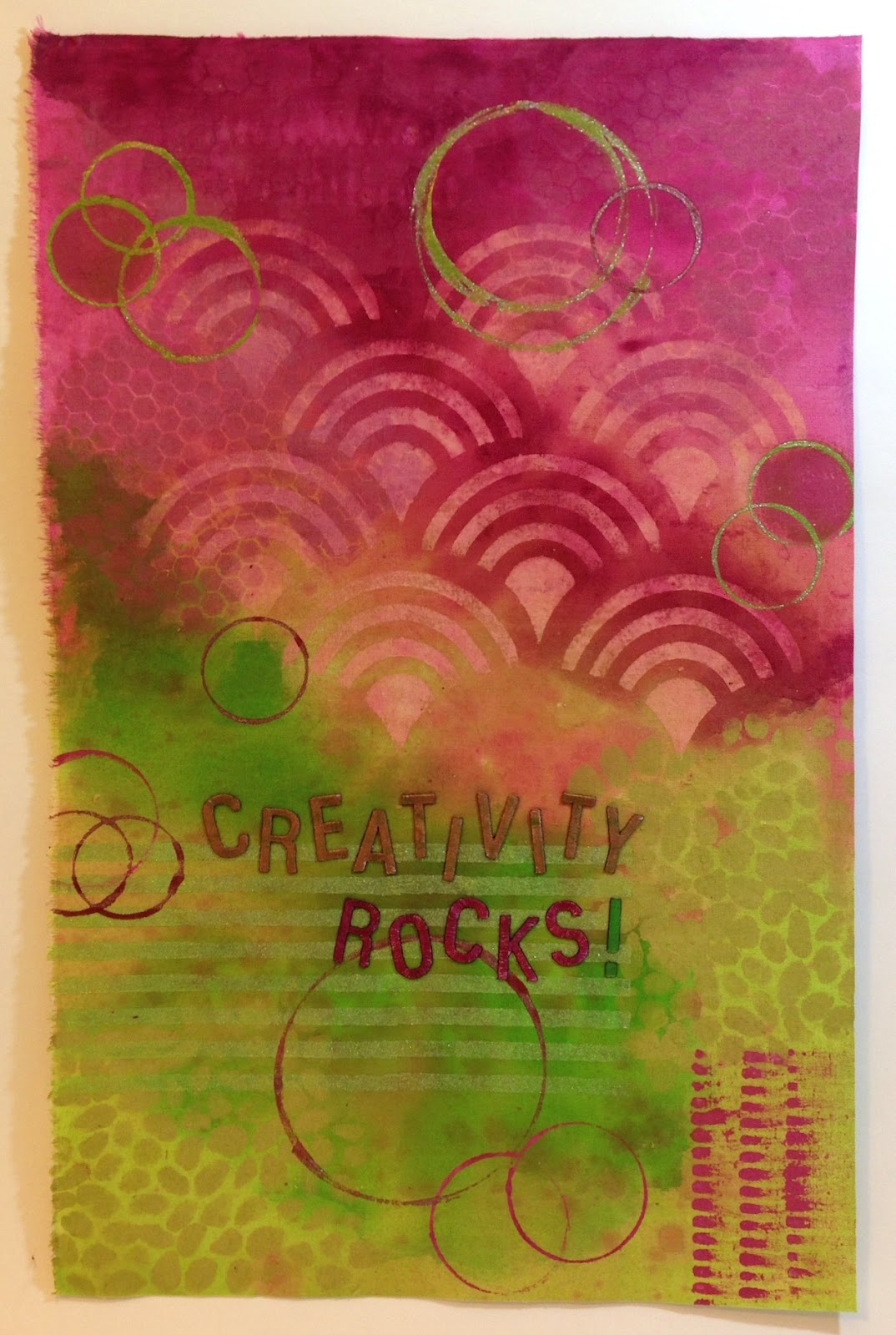 fabric painting lisa fulmer creativity rocks