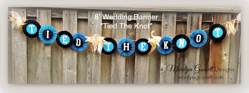 creating with joy paper rosette banner
