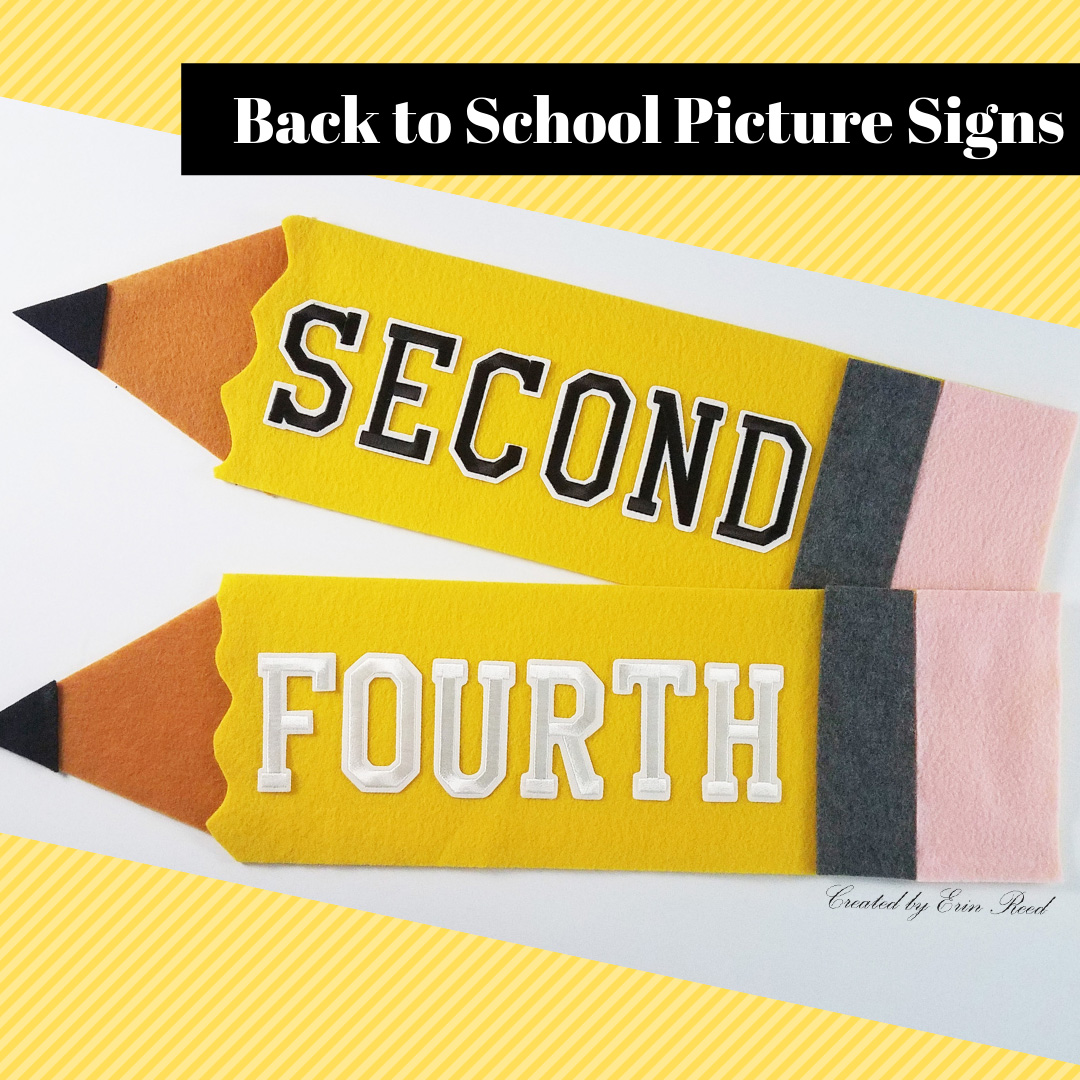 Giant Pencil Back to School Signs - JoySA