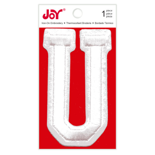 Varsity 3 Inch White U