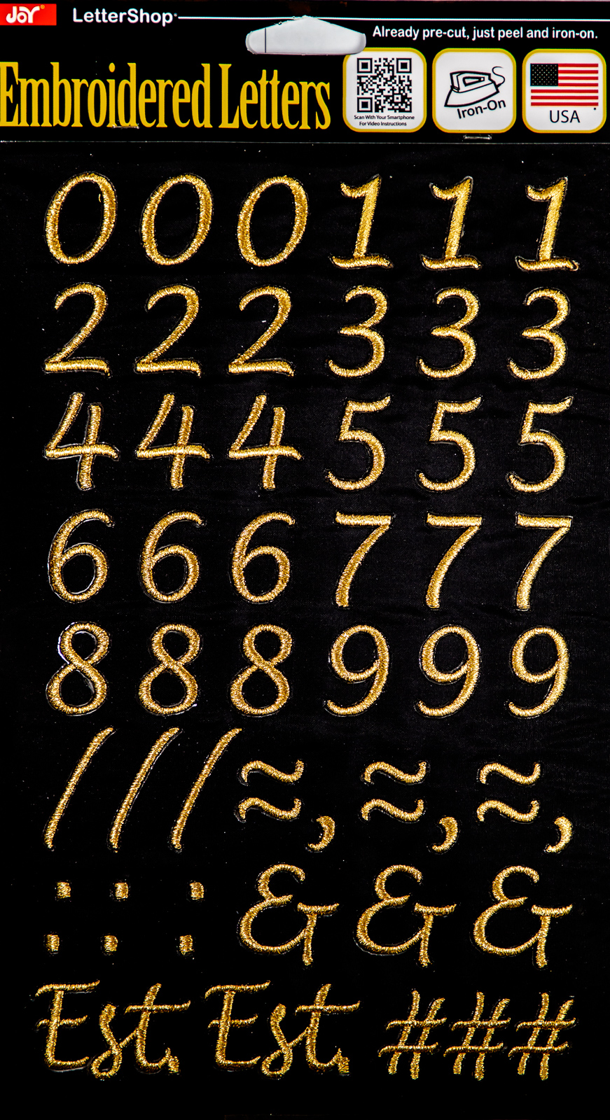 Gold Block Letters (48) - JoySA