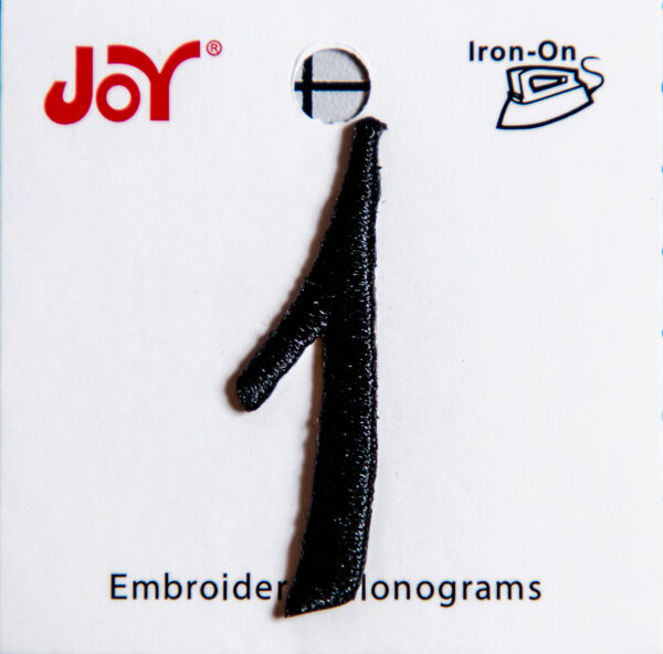 Monogram Script 1.5in Black 1