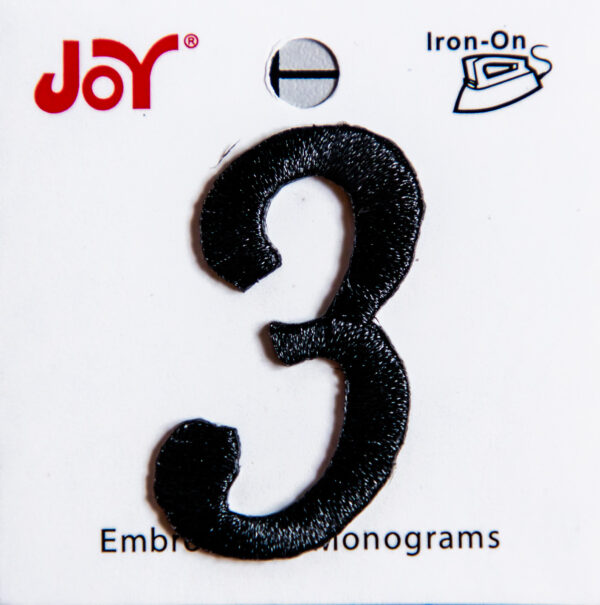 Monogram Script 1.5in Black 3