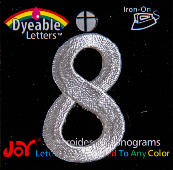 Monogram Script 1.5in White 8