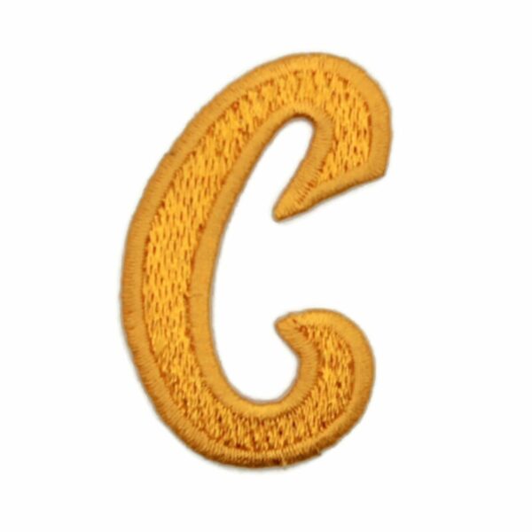 Athletic Script 2 Inch Gold C