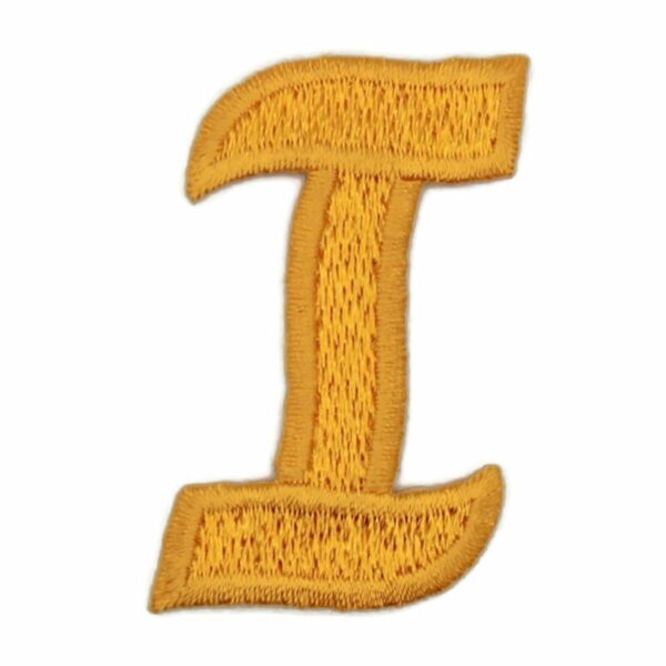 Athletic Script 2 Inch Gold I
