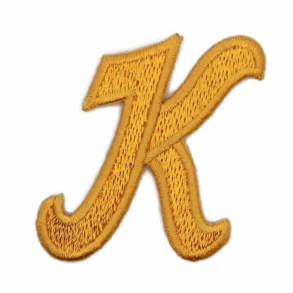 Athletic Script 2 Inch Gold K
