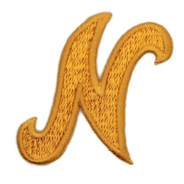 Athletic Script 2 Inch Gold N