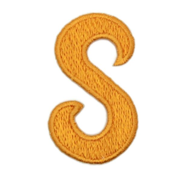 Athletic Script 2 Inch Gold S