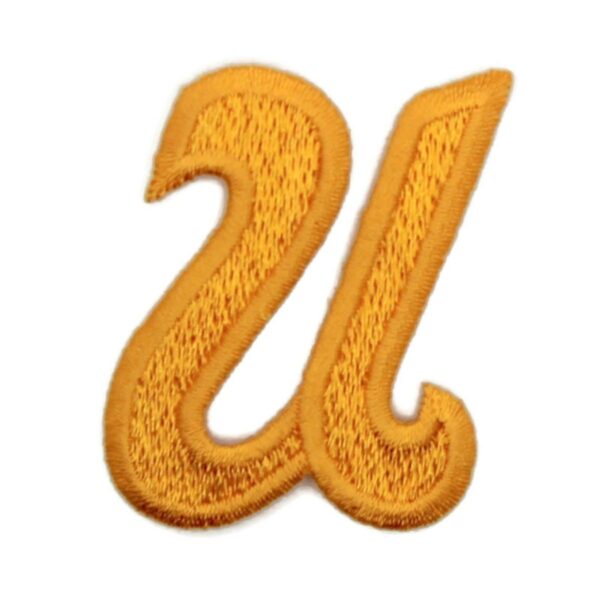 Athletic Script 2 Inch Gold U