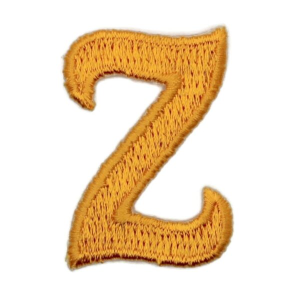 Athletic Script 2 Inch Gold Z