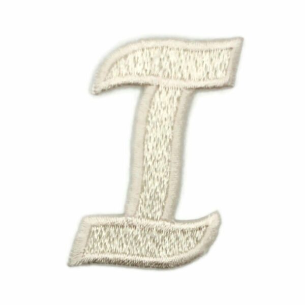 Athletic Script 2 Inch White I